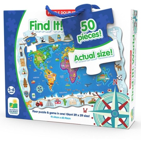 Puzzle Si Joc Harta Lumii The Learning Journey - 1